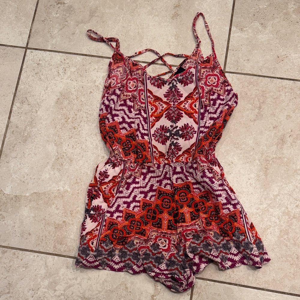 Angie Multicolor Patterned Jumpsuit